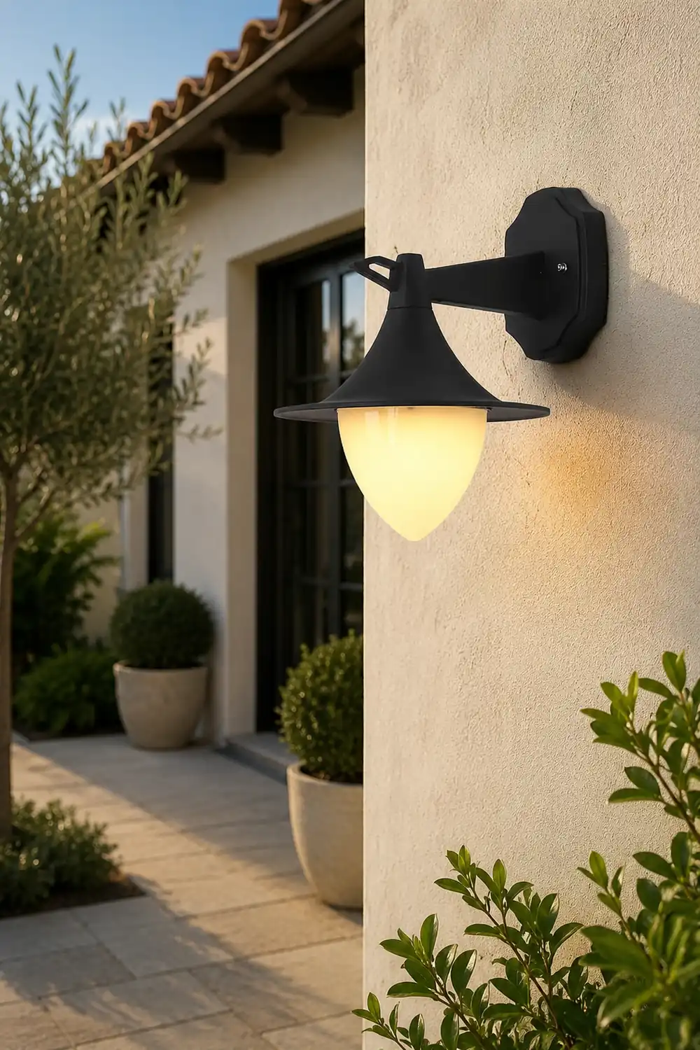 Retro Classic Outdoor Waterproof LED Wall Light for Villa Balcony Garden - Lumpaz