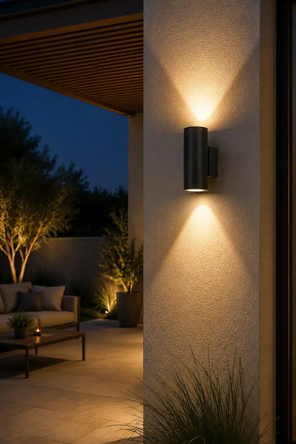 Round up and down Lighting LED Waterproof Modern Outdoor Wall Lights - Lumpaz