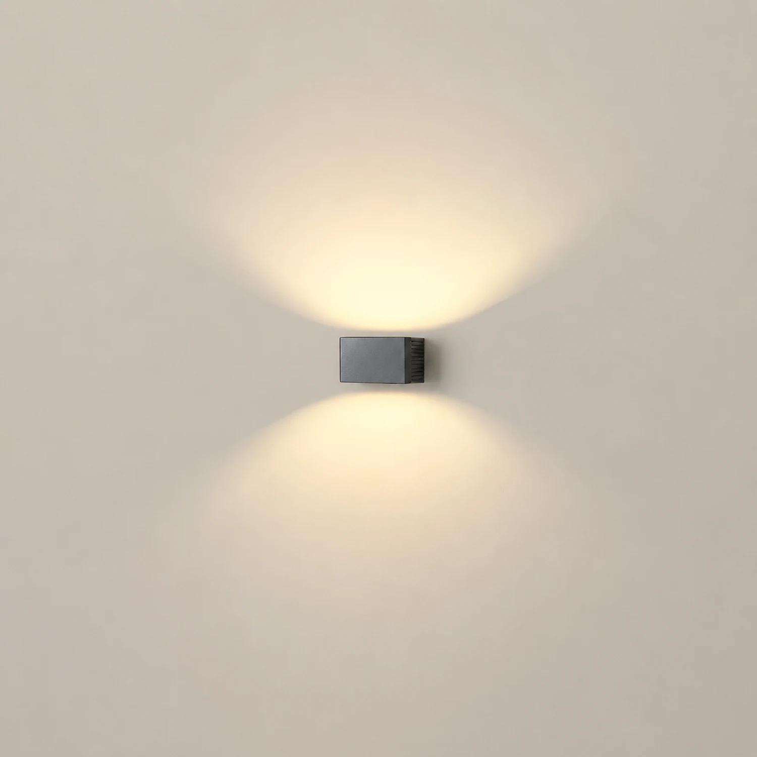 Rectangle LED Waterproof Nordic Up and Down Lights Outdoor Wall Lights Sconces - Lumpaz