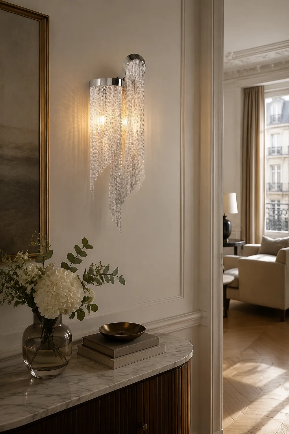 Chain Tassel Wall Lamp - Lumpaz