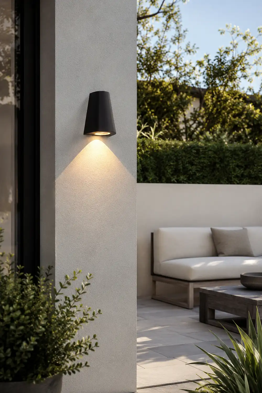 Nordic Minimalist Outdoor LED Waterproof Wall Light for Courtyard Aisle Balcony - Lumpaz