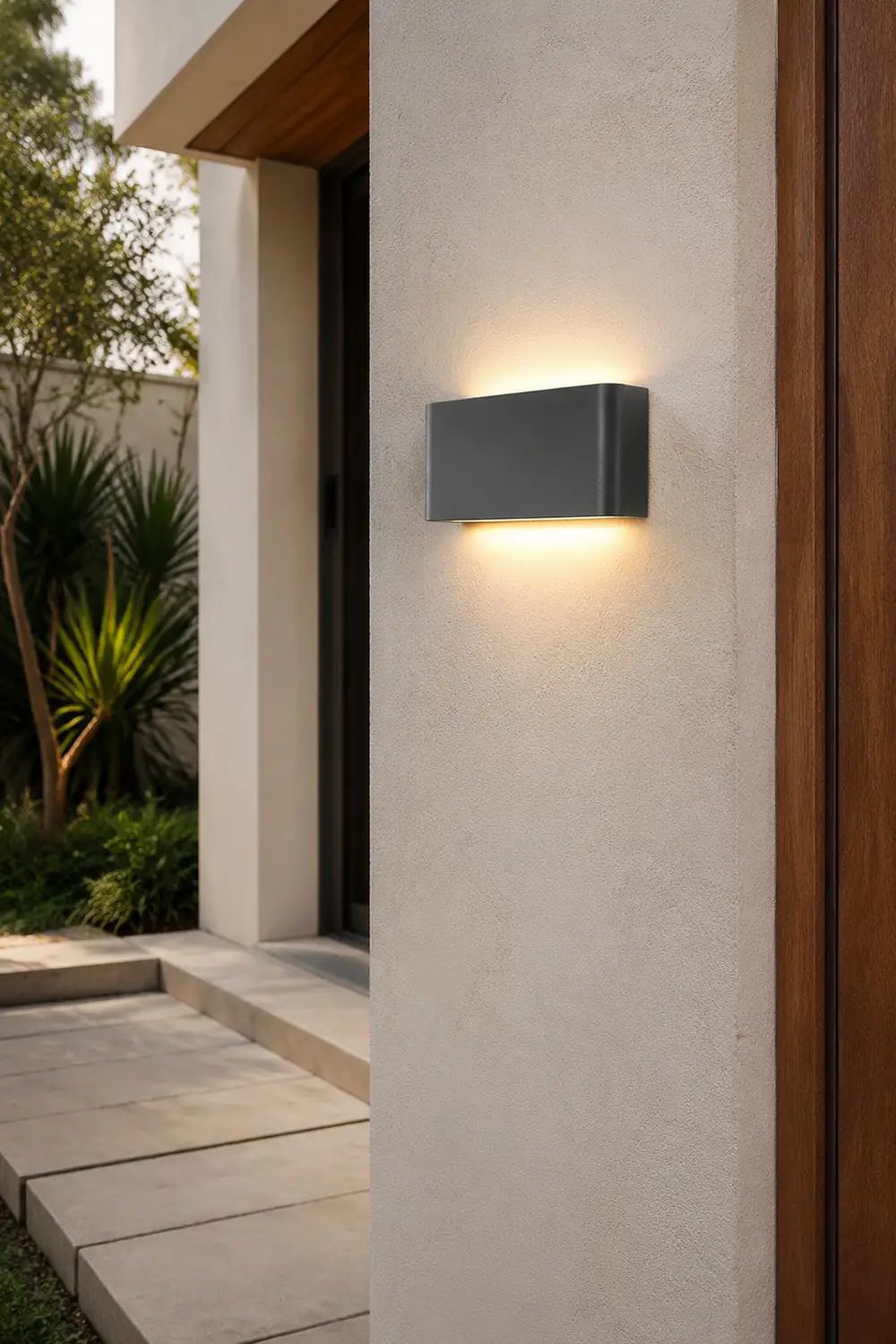 Minimalist Outdoor Waterproof LED Exterior Wall Light for Garden Balcony - Lumpaz