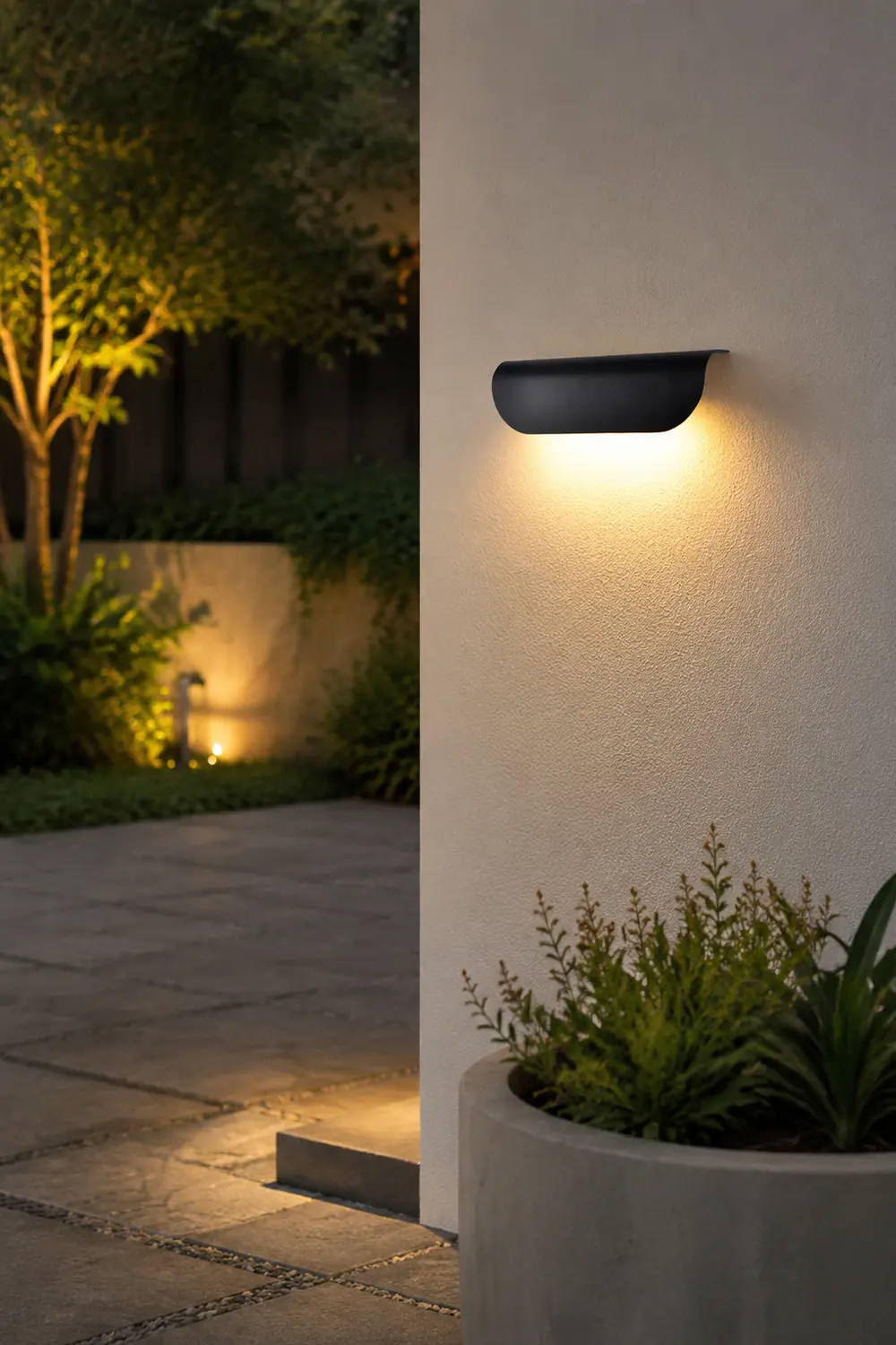 Minimalist LED Waterproof Exterior Wall Light for Garden Balcony Stair Aisle - Lumpaz