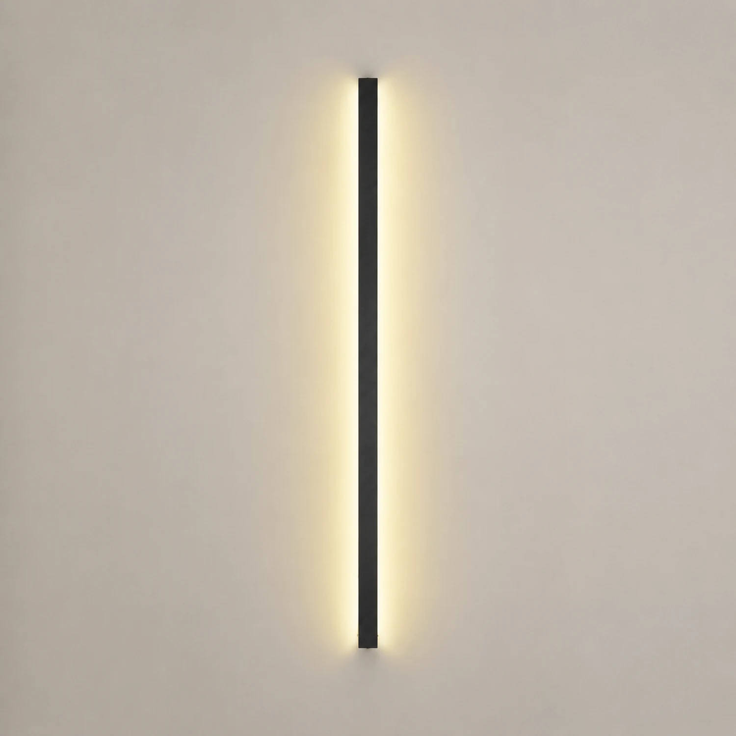 Black Long Strip LED Waterproof Modern Outdoor Wall Lights Porch Lights - Lumpaz