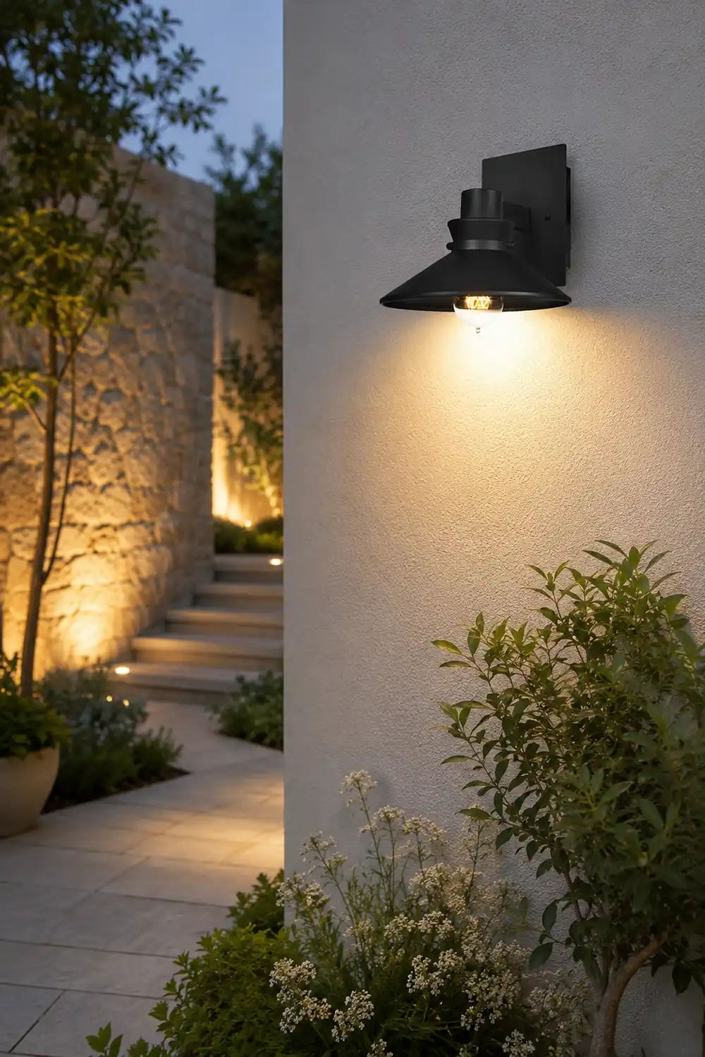 Minimalist Waterproof Black European-style Wall Lamp Exterior Lights - Lumpaz