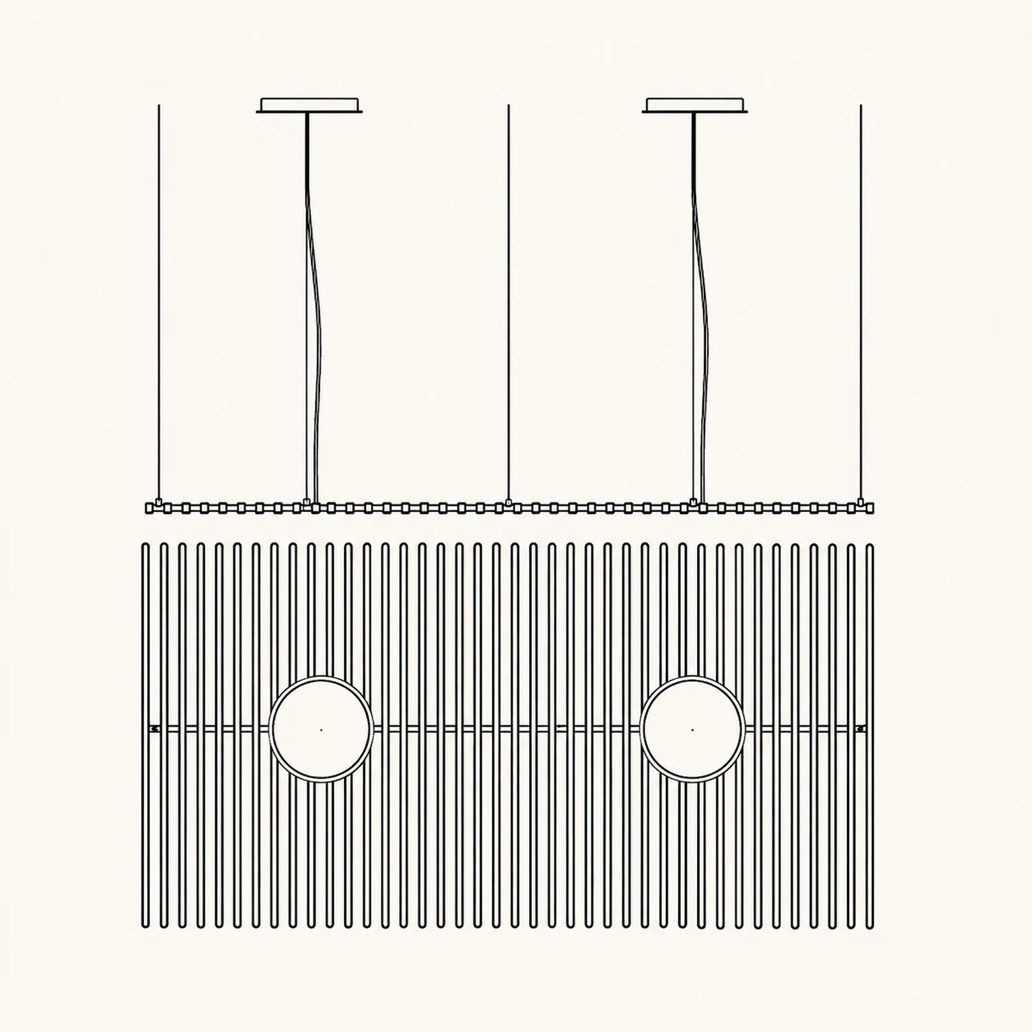 Black Rhythm Collection Chandeliers - Lumpaz