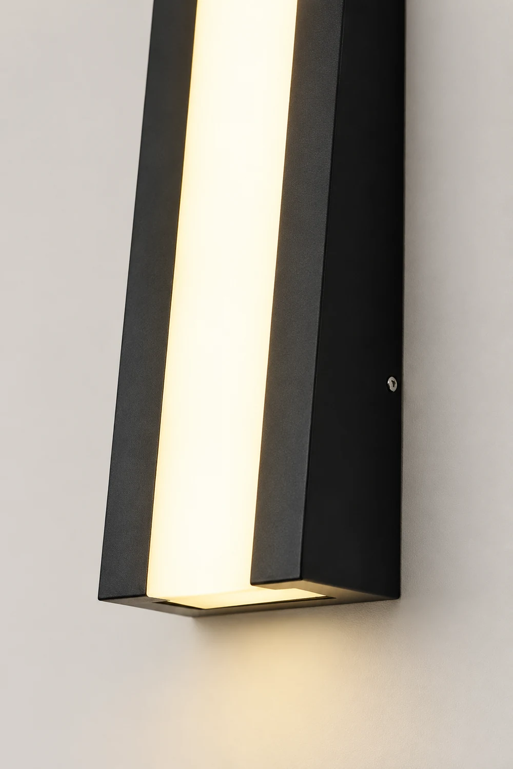 Minimalist LED Waterproof Black Modern Outdoor Wall Lamp Exterior Lights - Lumpaz