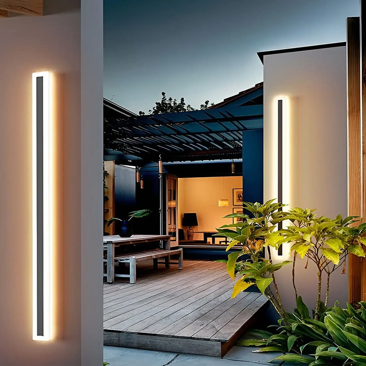 Modern Outdoor Wall Lights Fixture Wall Lamp Waterproof Wall Sconce Lighting - Lumpaz