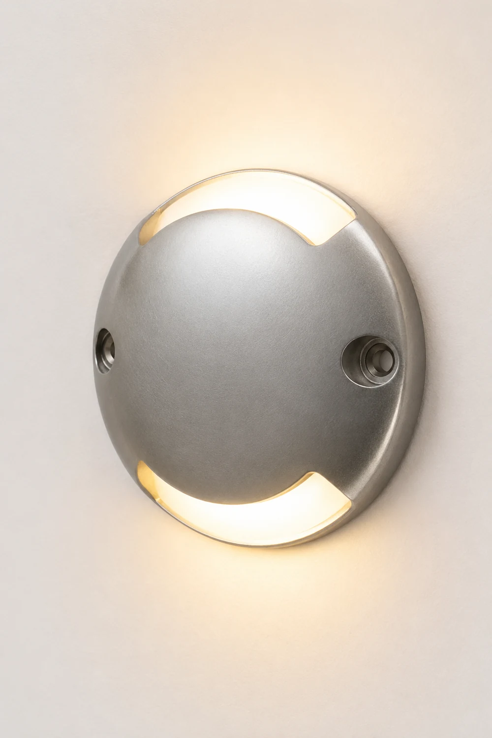 Round DC12V LED Waterproof Mdern Outdoor Step Lights Deck Stair Lights - Lumpaz