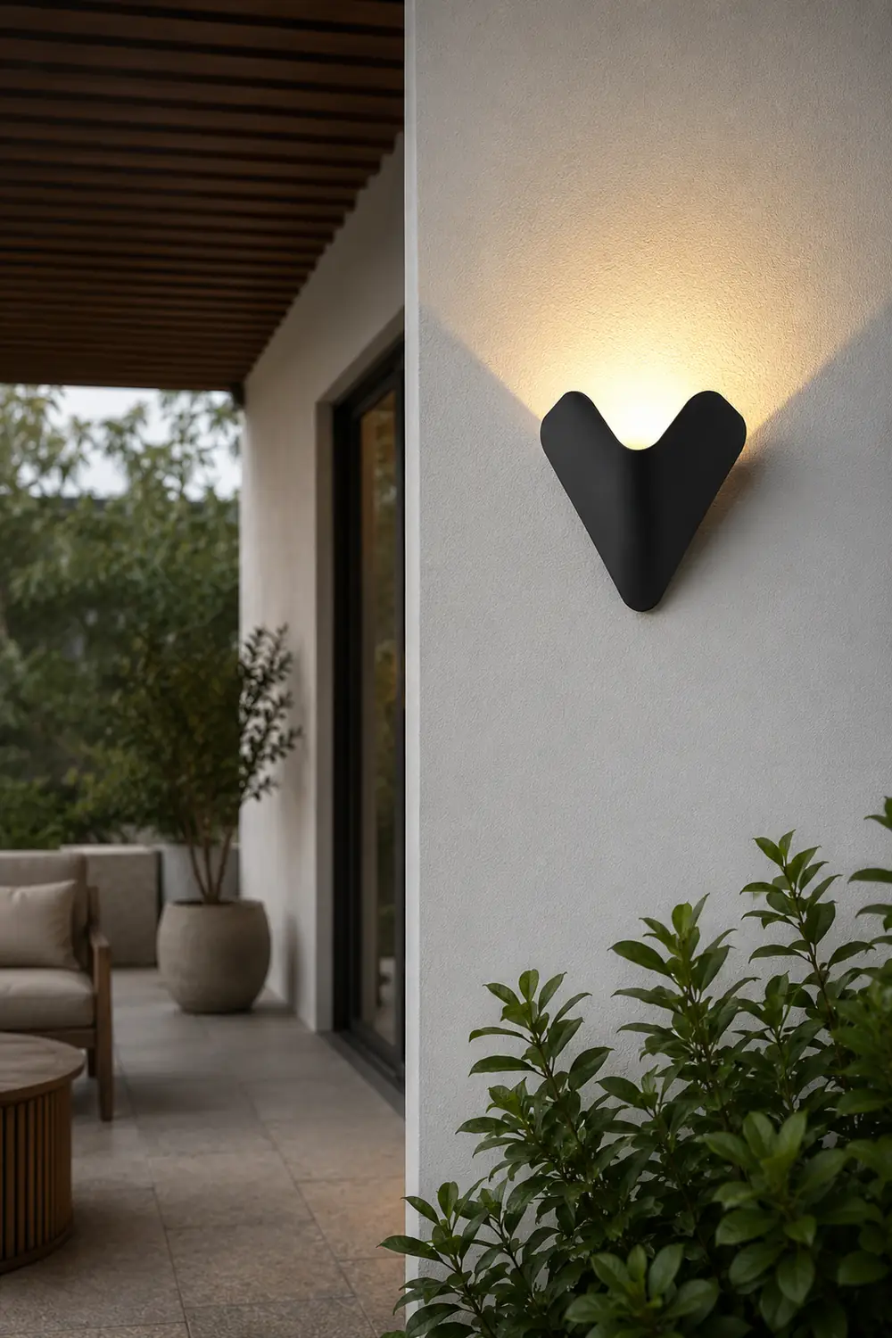 Creative Modern Wall Sconces LED Doorplate Lamp Waterproof Wall Lights Fixture Indoor Outdoor - Lumpaz