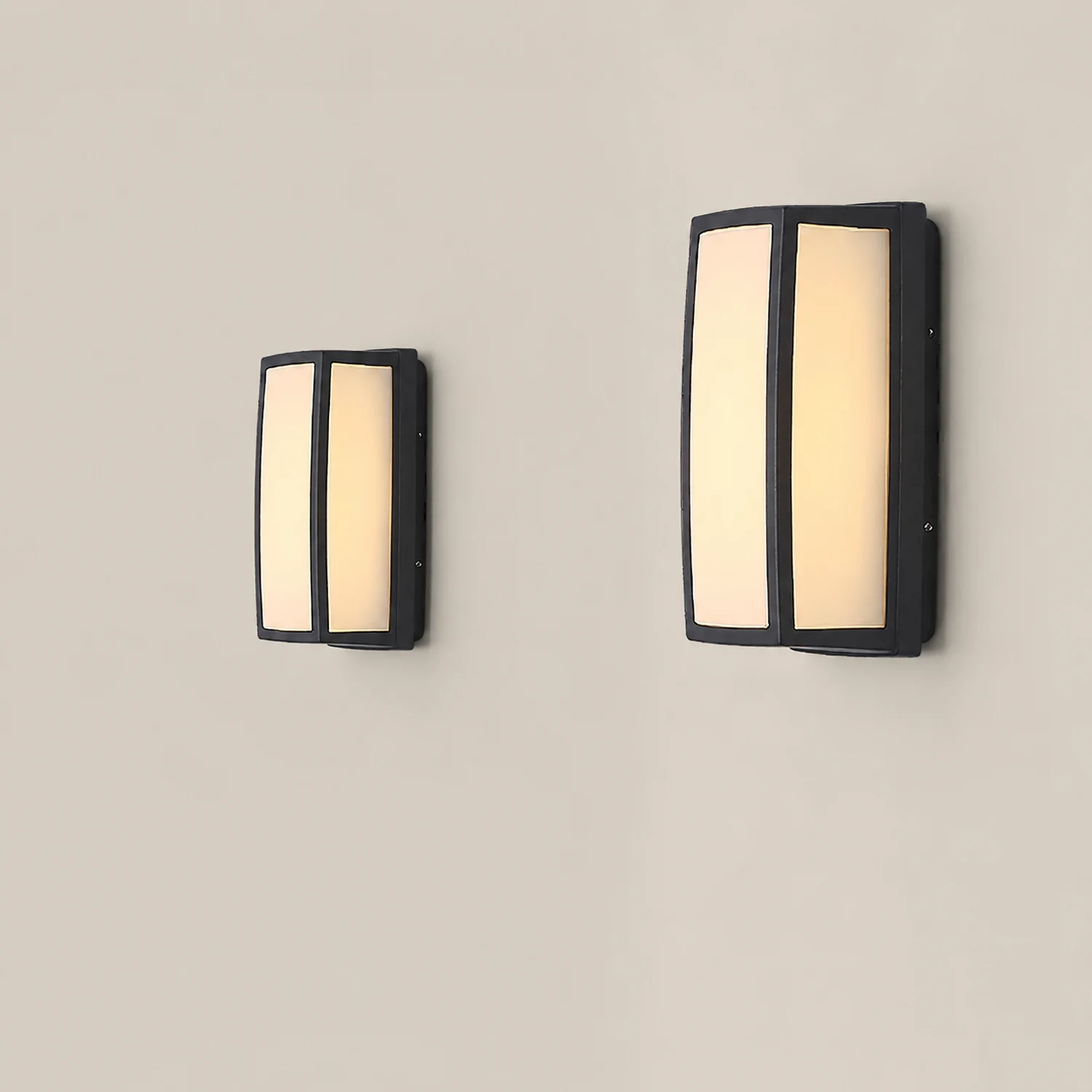 Unique Double-layer Lampshade Waterproof Outdoor LED Wall Lamp for Villa Courtyard Balcony - Lumpaz