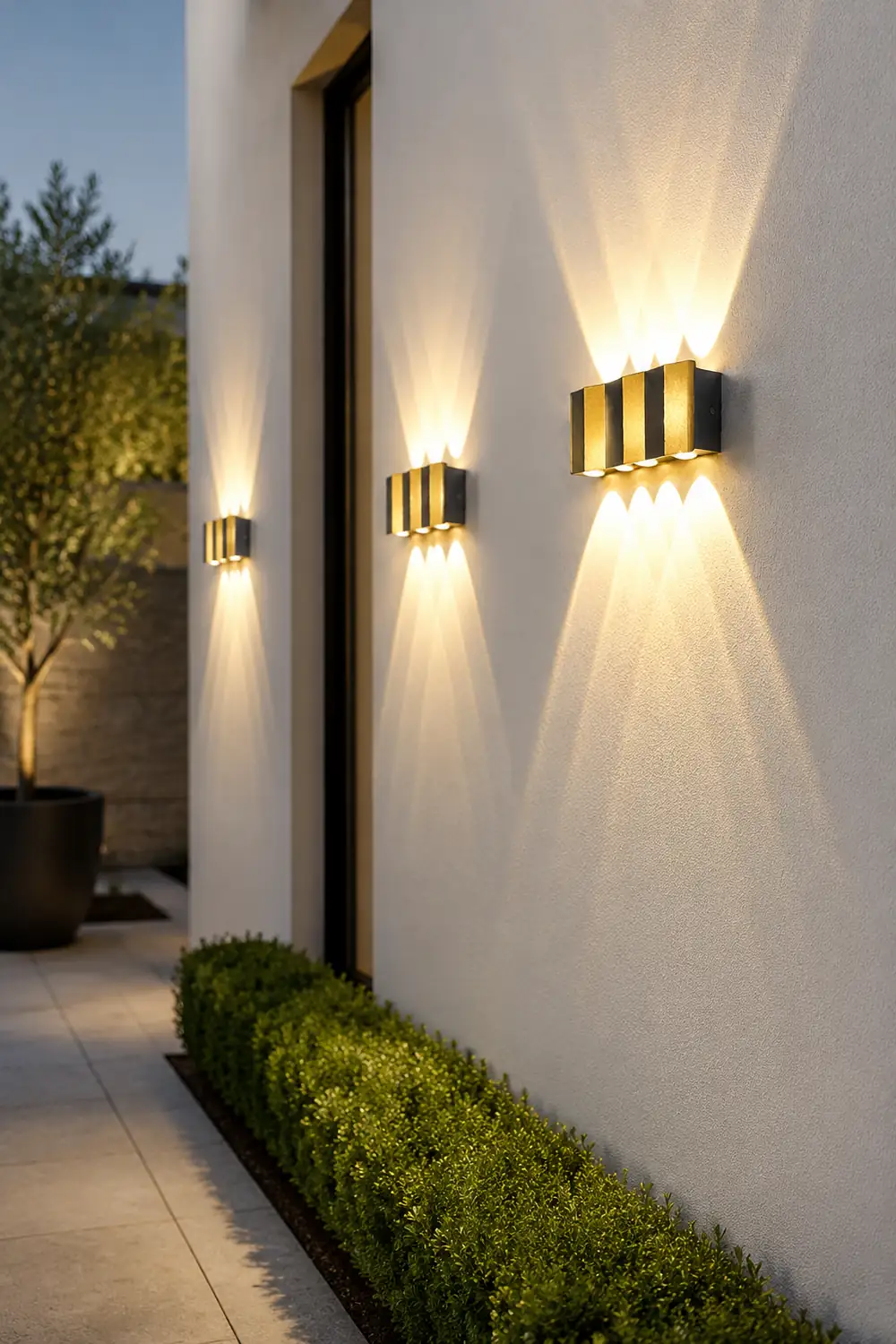 Creative LED Up and Down Light Waterproof Modern Wall Washer Lights - Lumpaz