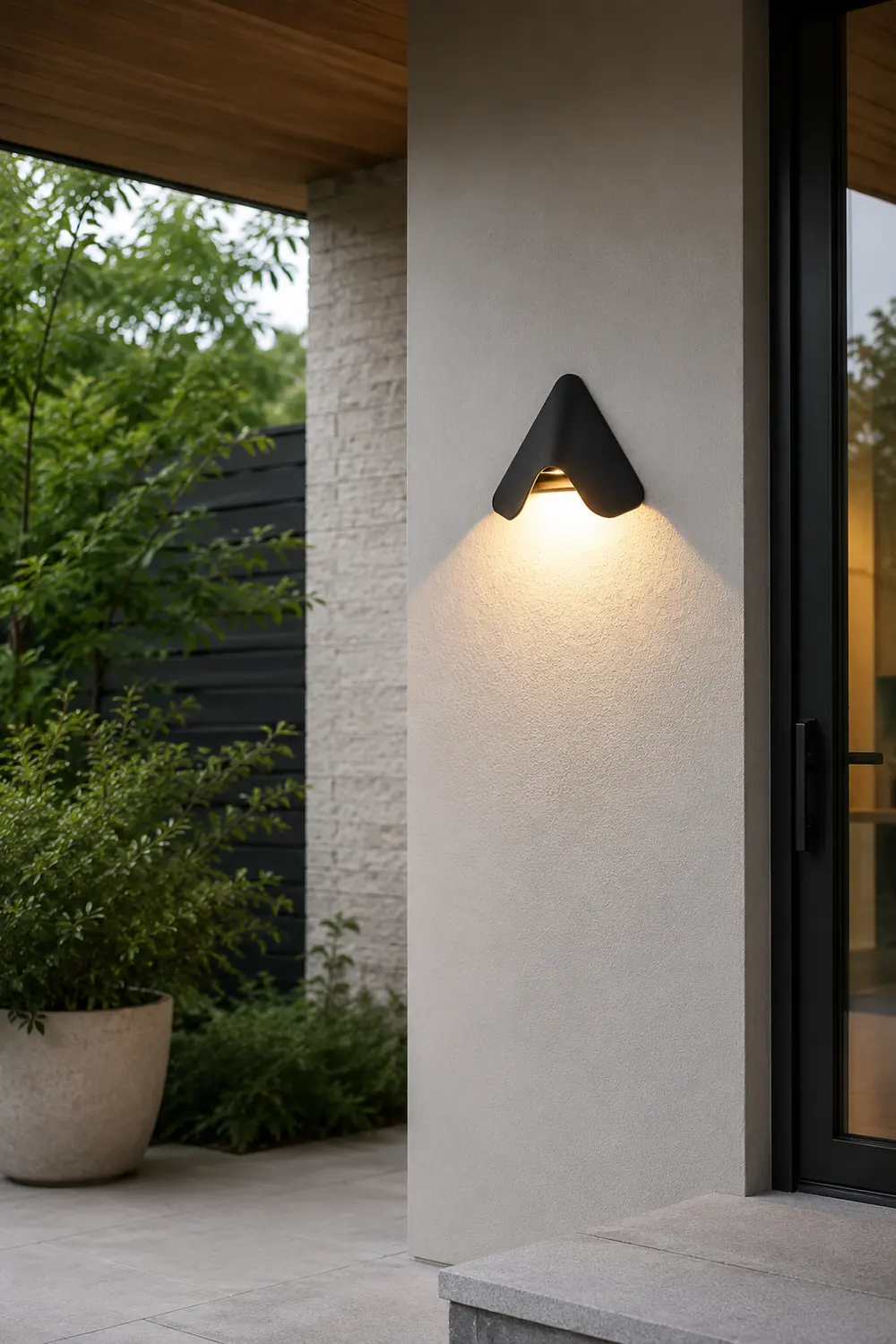 Creative Modern Wall Sconces LED Doorplate Lamp Waterproof Wall Lights Fixture Indoor Outdoor - Lumpaz