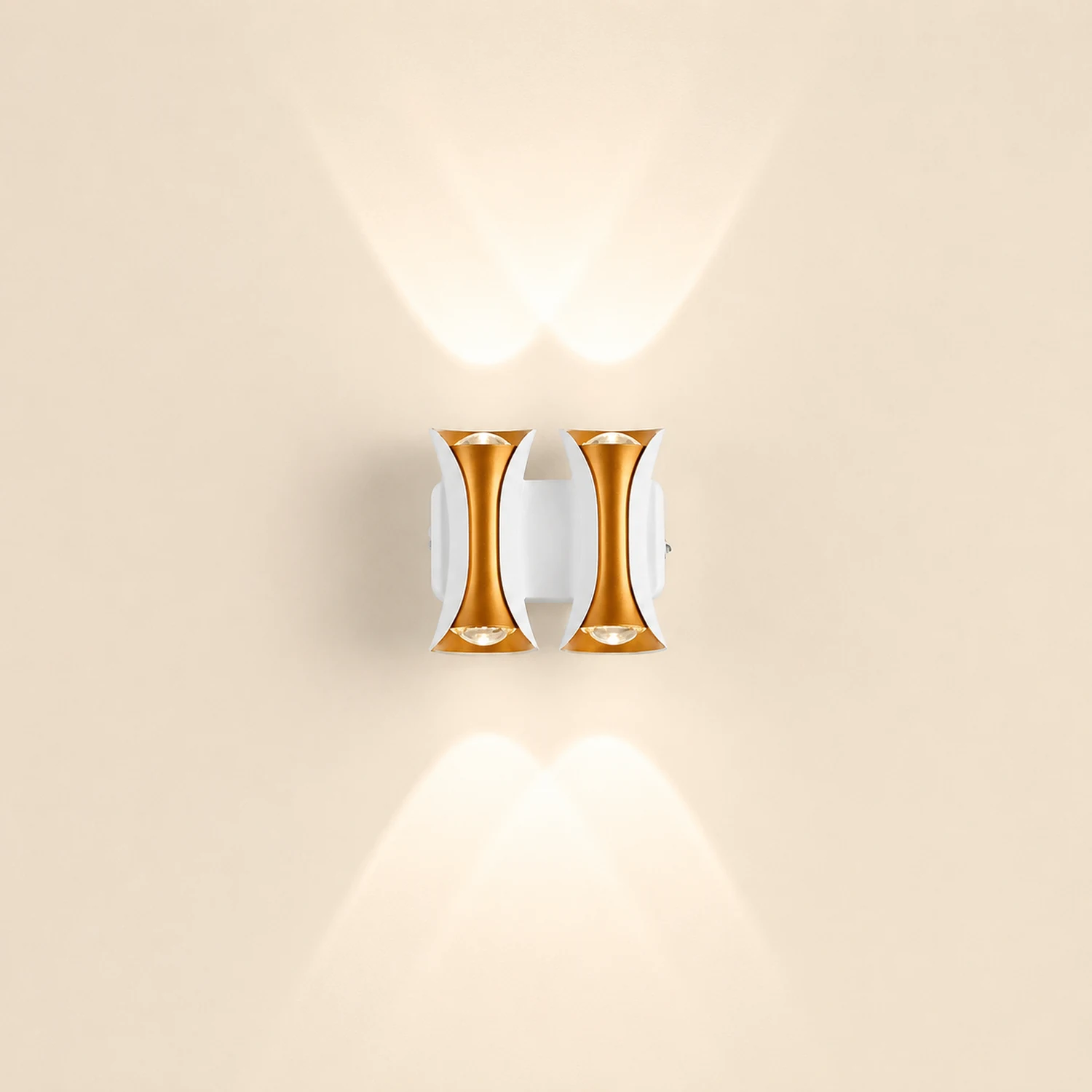Waterproof Up and Down Lights LED Modern Outdoor Wall Sconce Lighting - Lumpaz