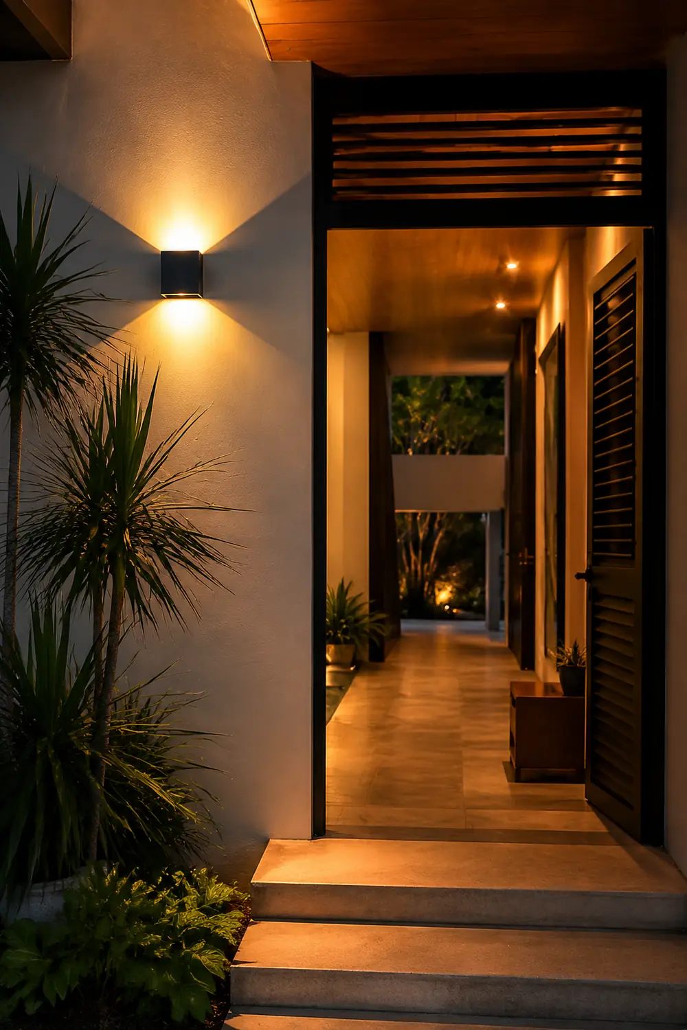 Waterproof Square LED up and down Lighting Modern Outdoor Wall Lights - Lumpaz