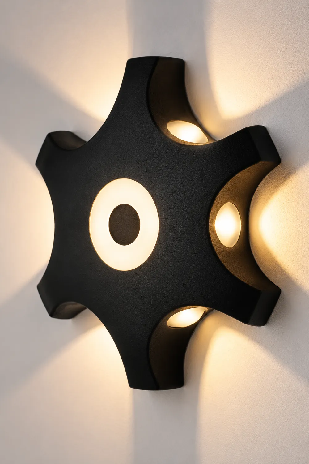 Flower Shaped LED Waterproof Nordic Wall Washer Lights Wall Sconces Lighting - Lumpaz