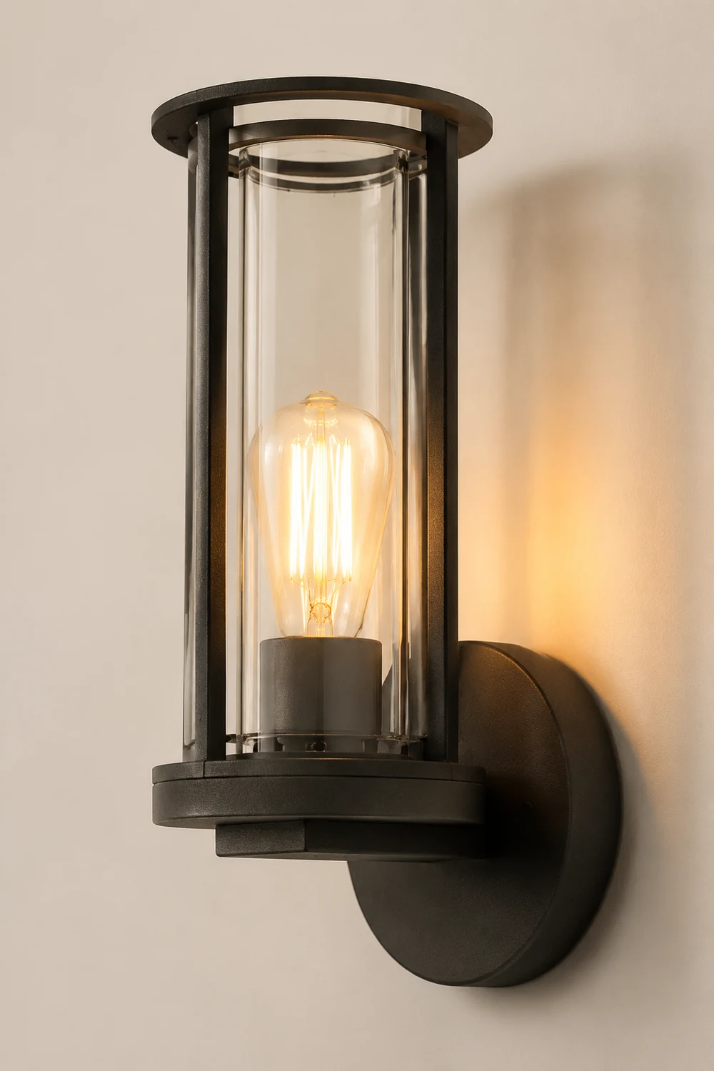 Minimalist Round Waterproof Retro Wall Lamp Outdoor Lawn Lights Path Lights - Lumpaz