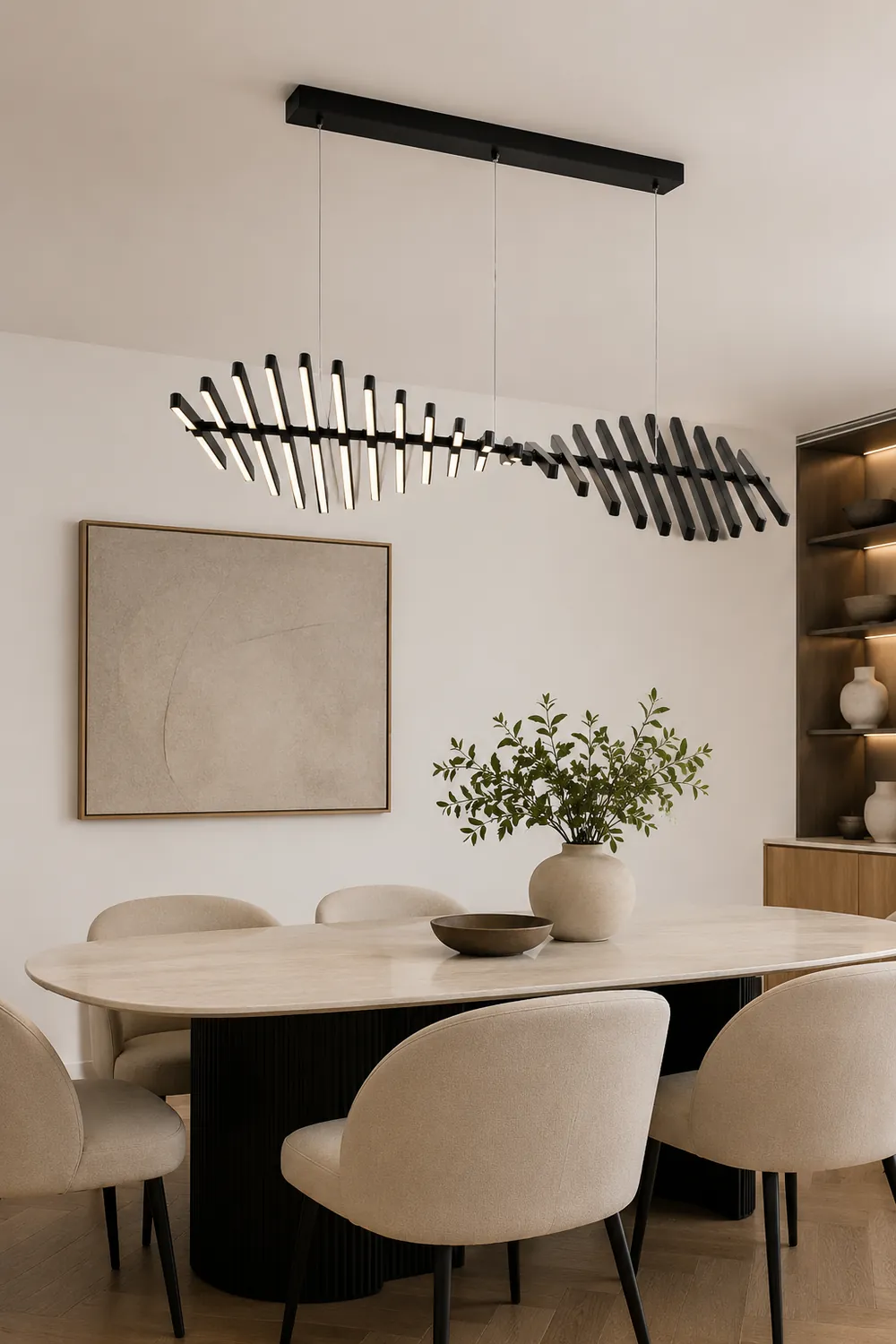 Black Rhythm Collection Chandeliers - Lumpaz