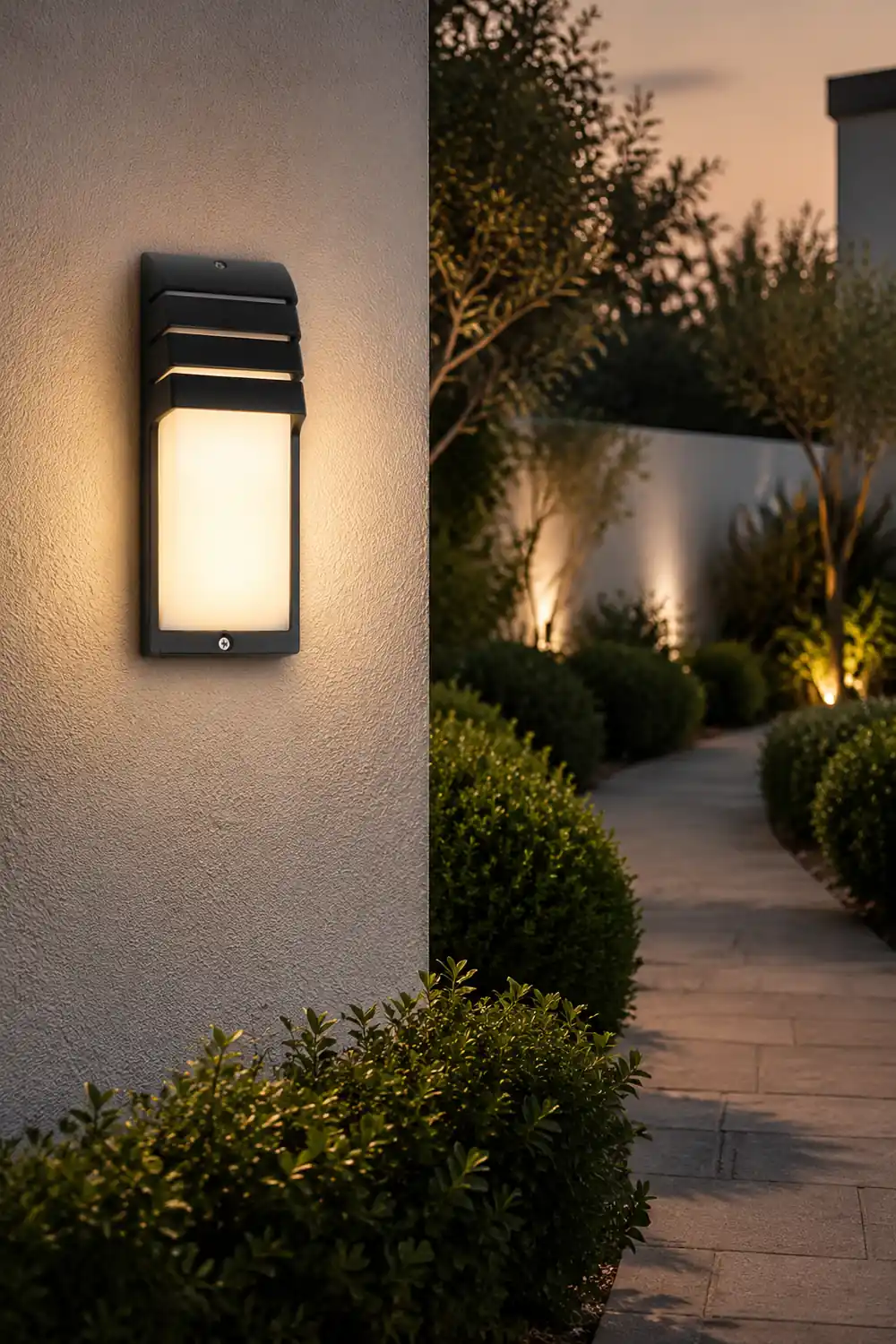 Motion Sensor Waterproof LED Wall Lights for Outdoor Balcony Terrace Aisle - Lumpaz