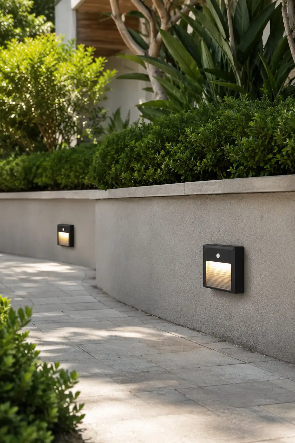 Embedded Motion Sensor Design LED Step Light for Courtyard Terrace Garden - Lumpaz