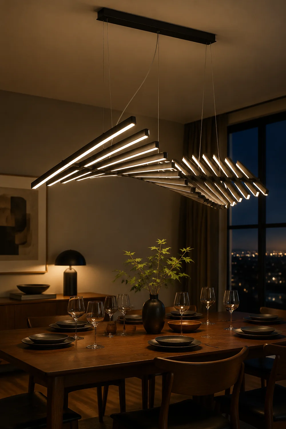 Black Rhythm Collection Chandeliers - Lumpaz