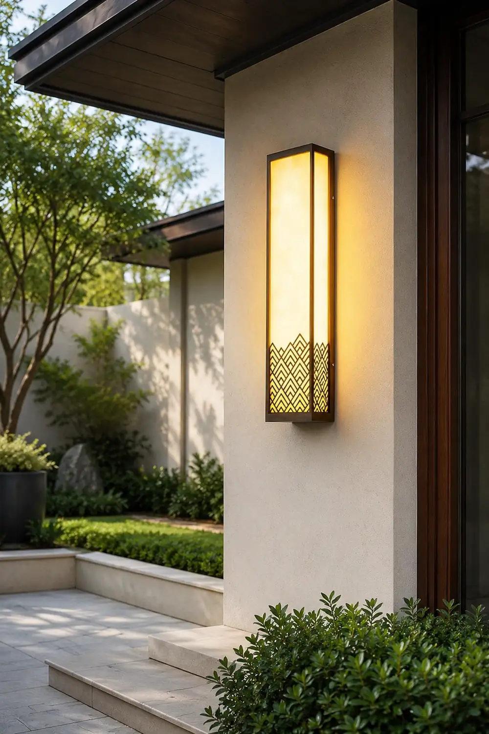 Vintage Waterproof Stainless Steel Brown Wall Lamp Exterior Lights - Lumpaz