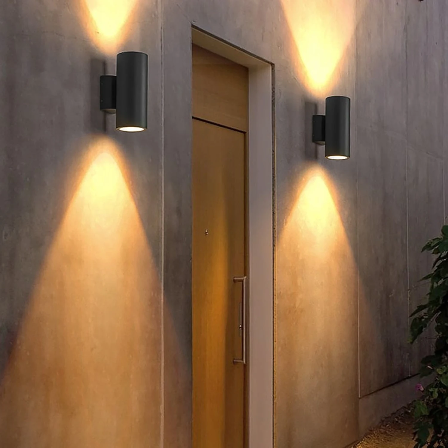 Round up and down Lighting LED Waterproof Modern Outdoor Wall Lights - Lumpaz