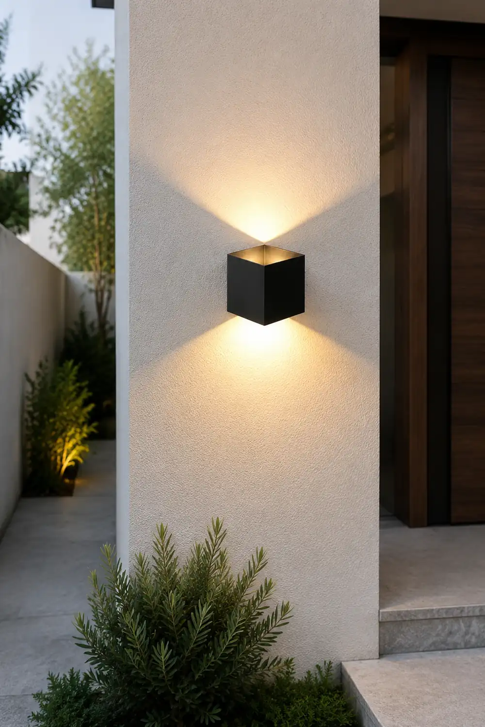 Square Waterproof up and down Lighting LED Modern Outdoor Wall Lights - Lumpaz