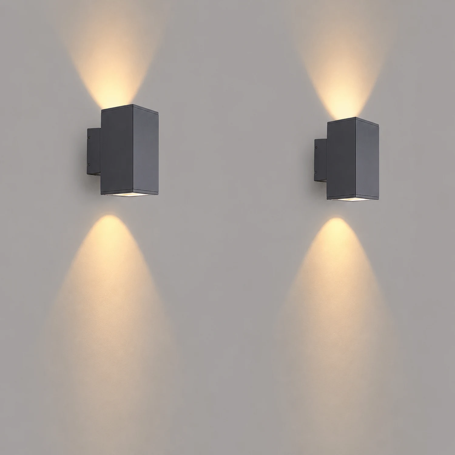 Waterproof LED Exterior Wall Sconces for Villa Outdoor Patio Balcony - Lumpaz