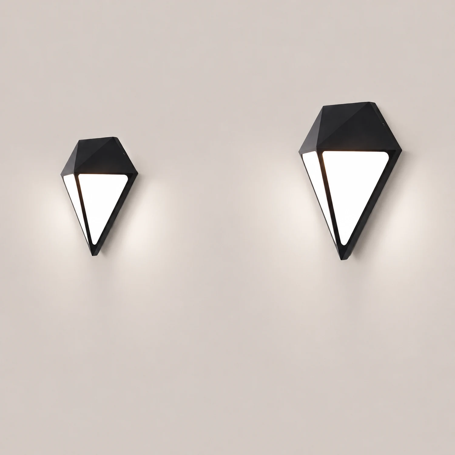 Creative Geometric LED Waterproof Modern Outdoor Wall Lamp Wall Lights Fixture - Lumpaz