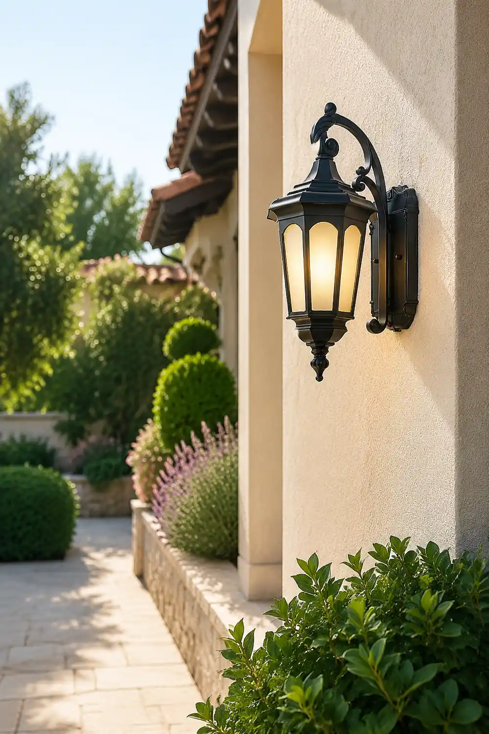 Retro Classic Waterproof Wall Lamp Decorative Lighting For Outdoor Balcony - Lumpaz