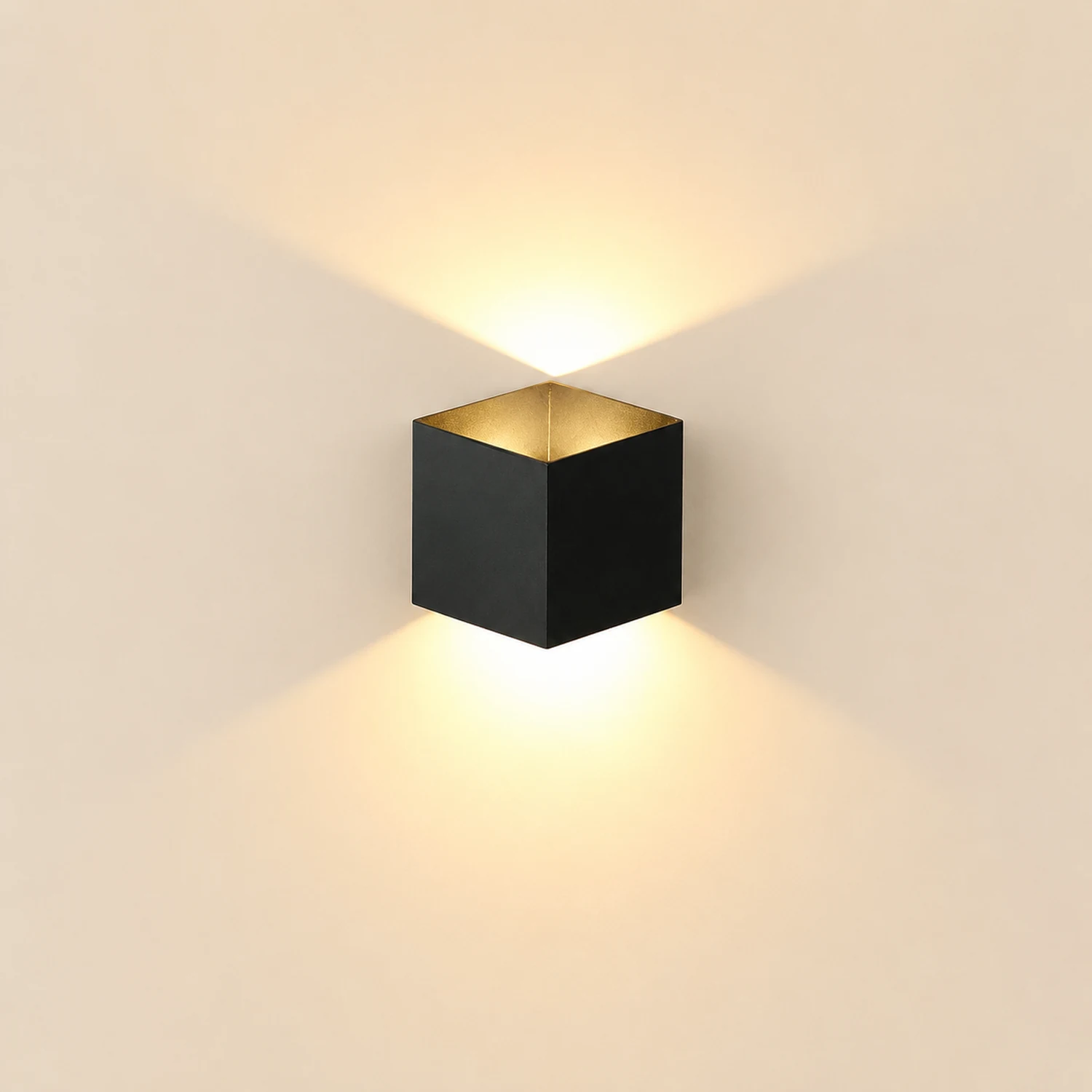 Square Waterproof up and down Lighting LED Modern Outdoor Wall Lights - Lumpaz