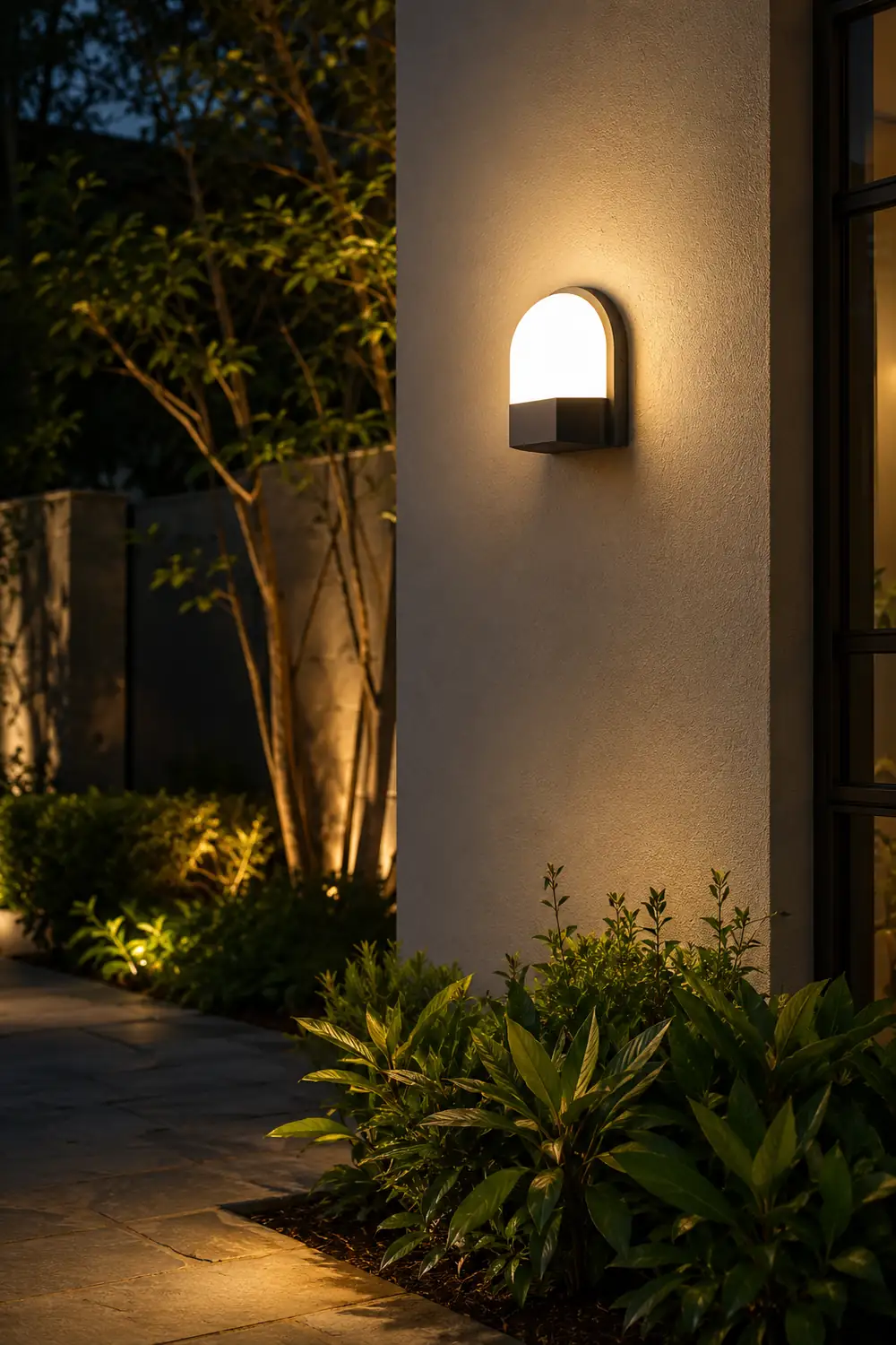 Minimalist Waterproof LED Dark Gray Modern Outdoor Wall Lamp Exterior Lights - Lumpaz
