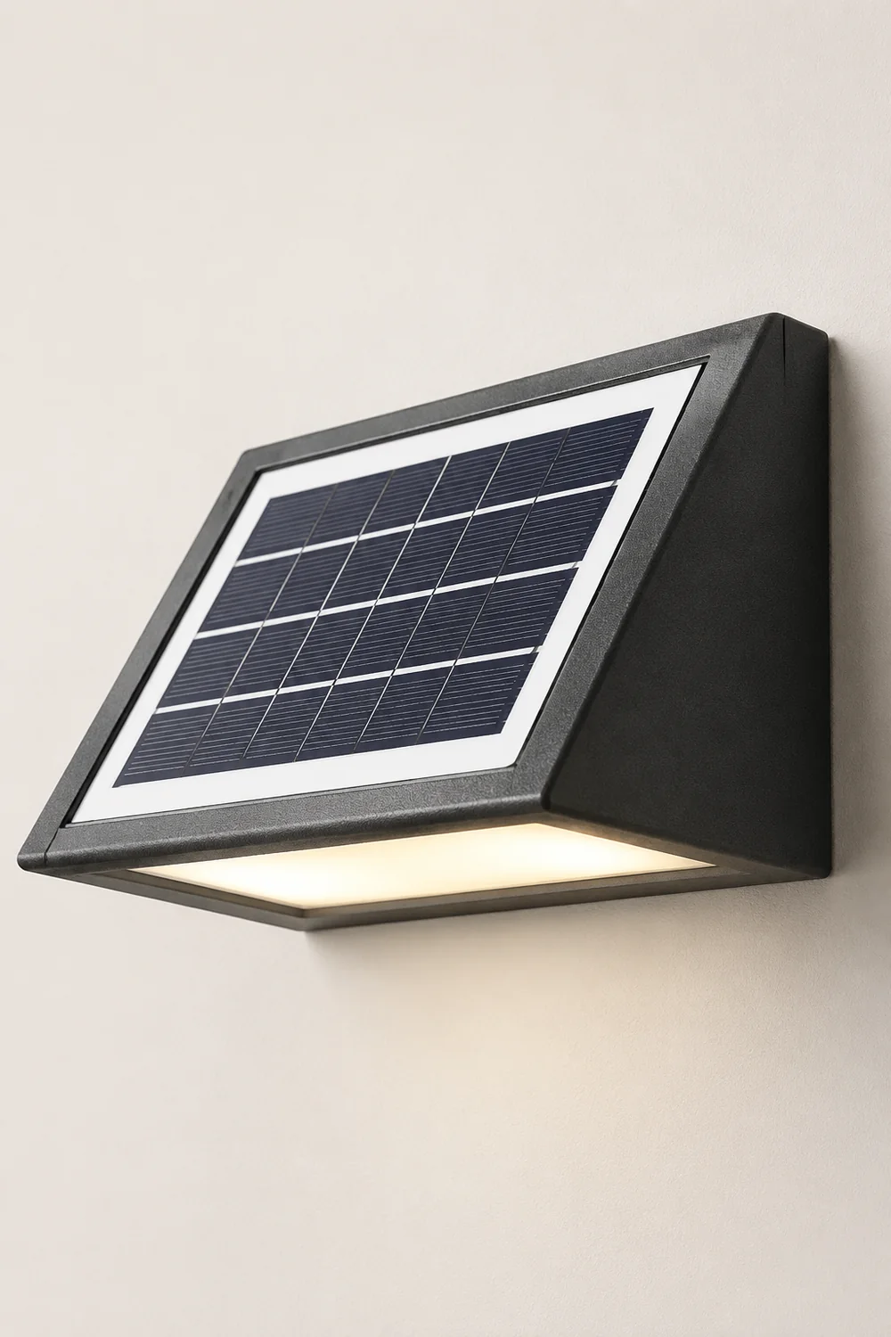 Waterproof Minimalist LED Up Donw Lighting Solar Outdoor Wall Lights - Lumpaz