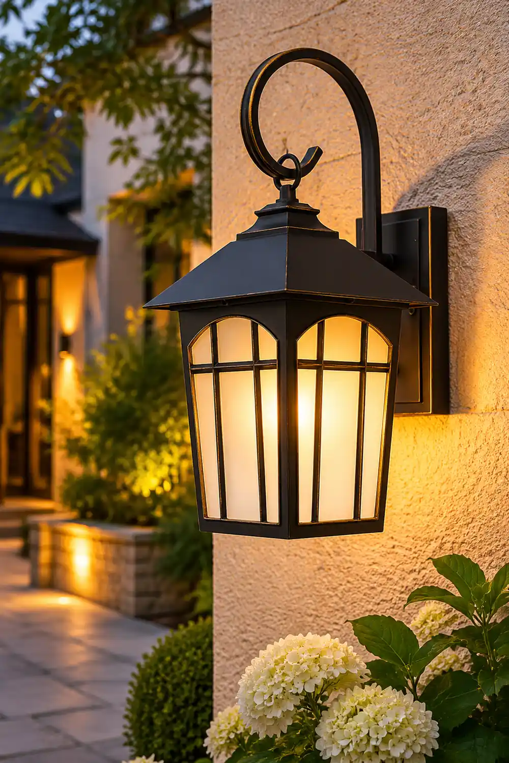 Retro Waterproof Iron Glass Modern Outdoor Wall Lights Wall Sconces Lighting - Lumpaz