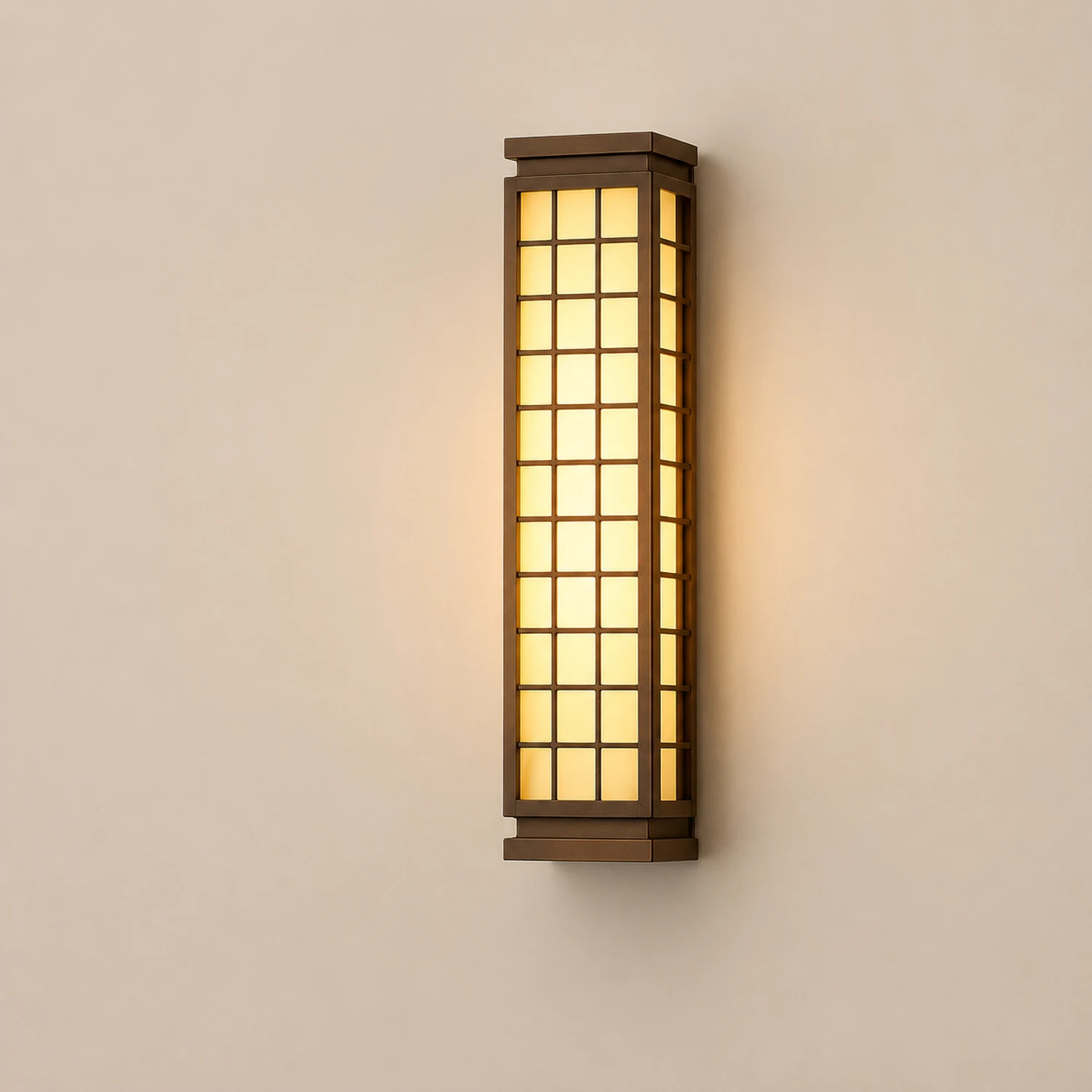 Classic Rectangular T5 Waterproof Vintage Outdoor Wall Lights Fixture - Lumpaz