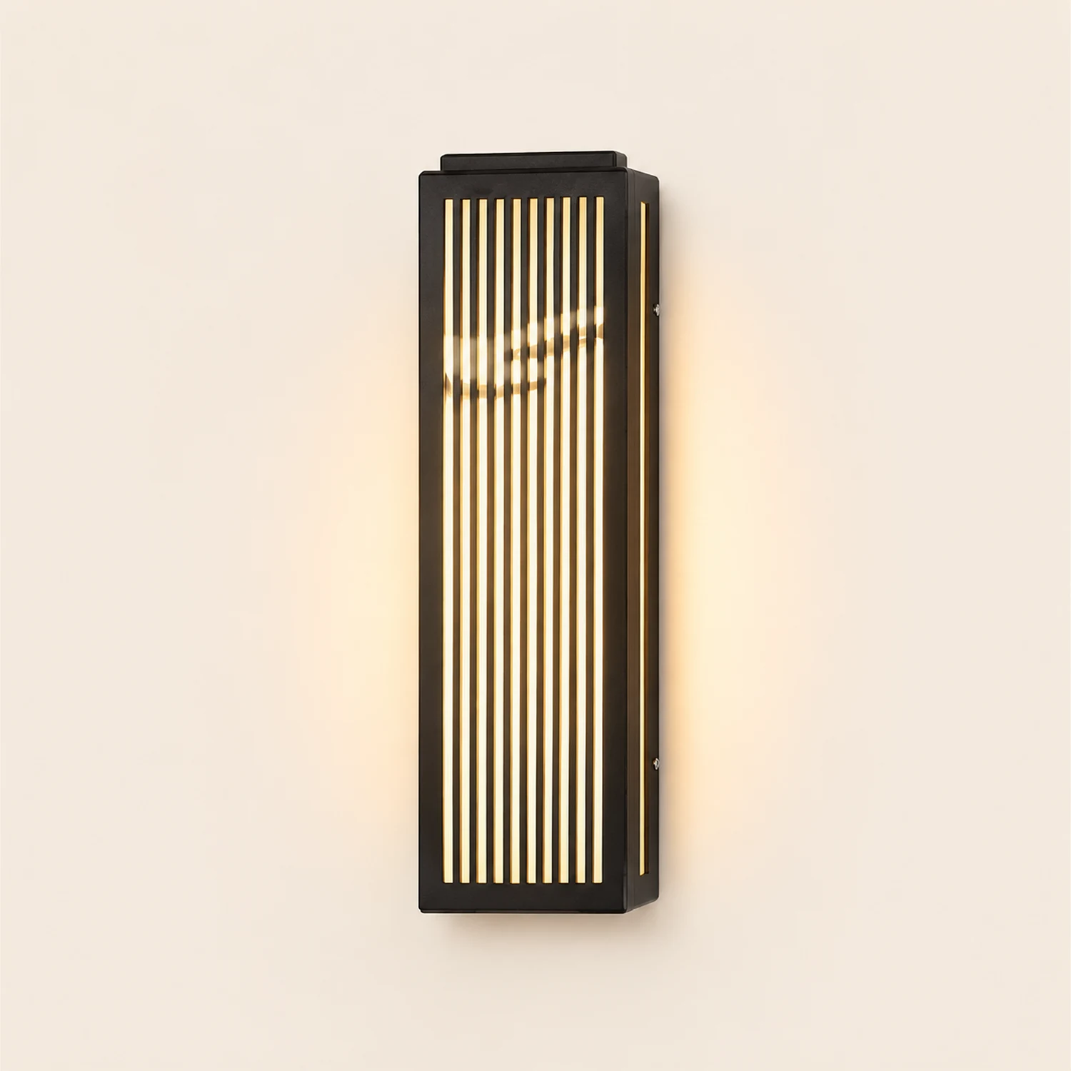 Waterproof Villa Courtyard Gate Unique Hollowed Design Wall Lamp for Outdoor - Lumpaz
