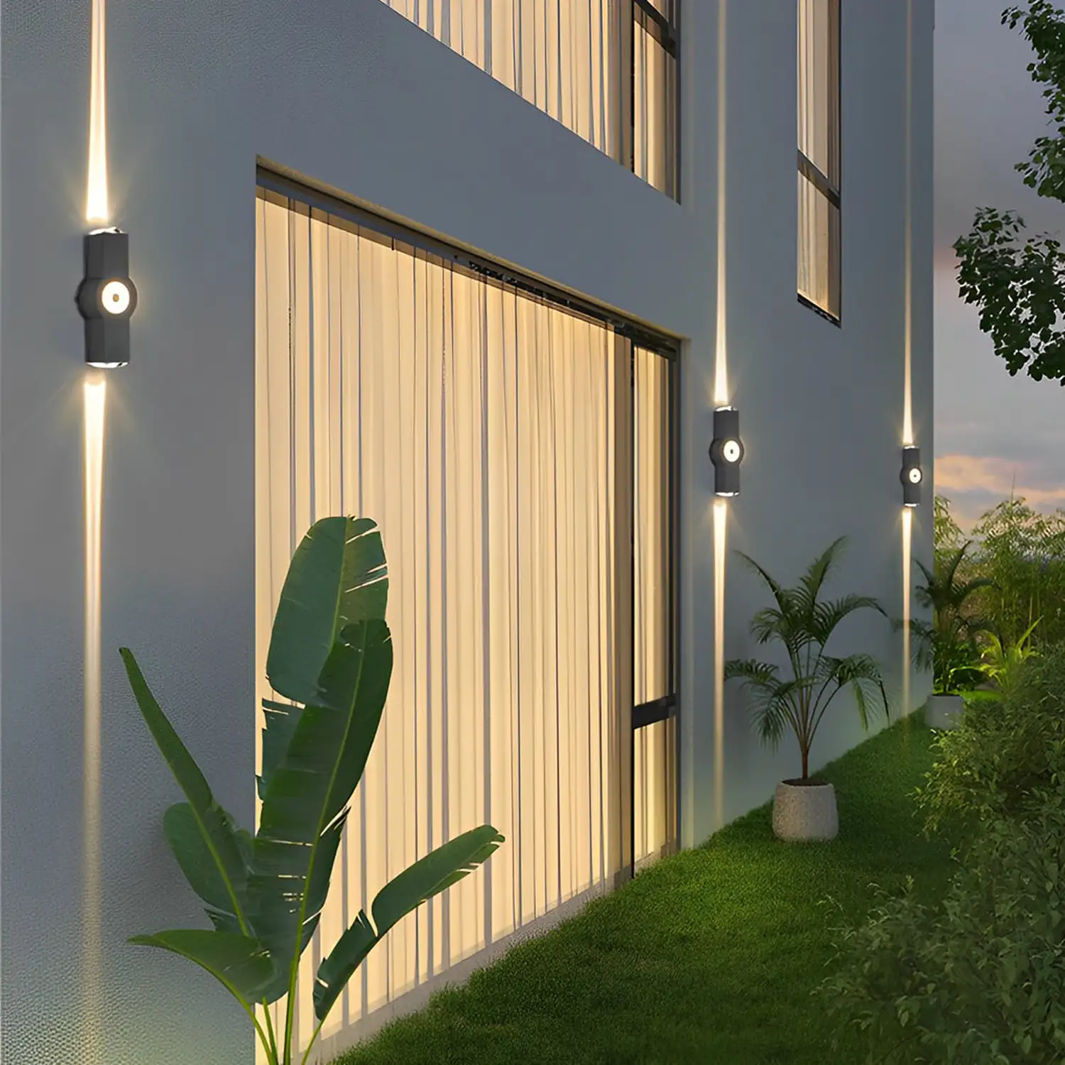 Up and Down Light Creative LED Waterproof Outdoor Wall Washer Lights - Lumpaz