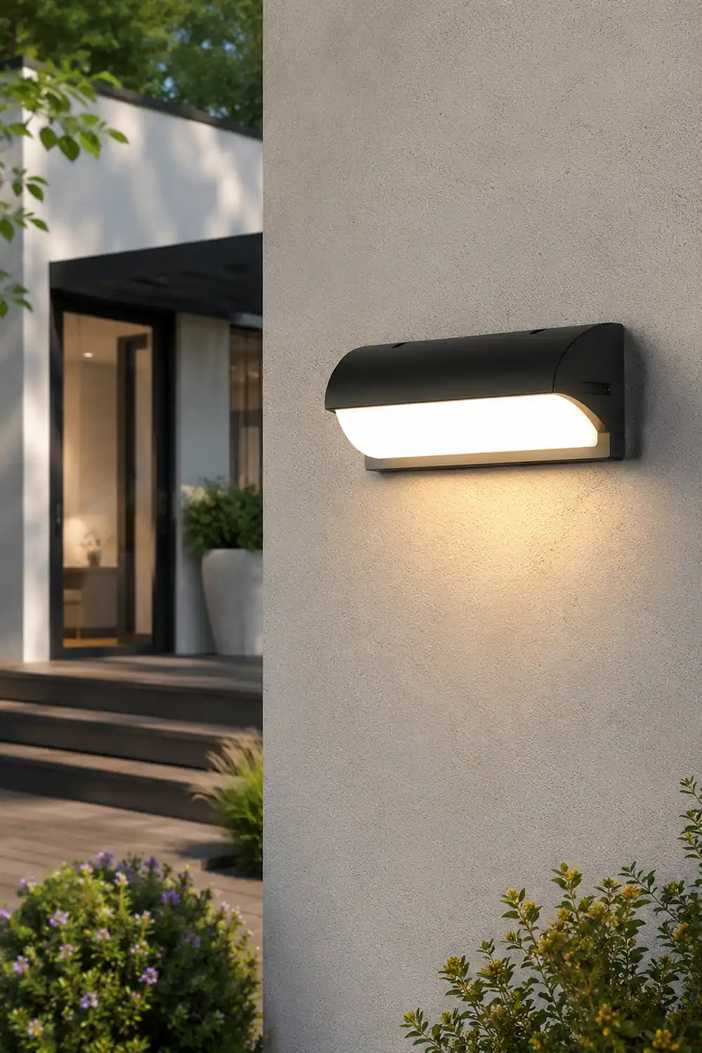 Modern Minimalist LED Waterproof Wall Light for Outdoor Villa Courtyard Balcony - Lumpaz
