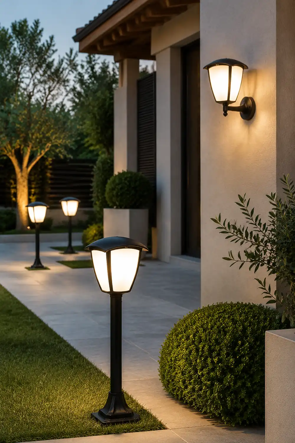European Style Outdoor Landscape Decorative Lighting Fixtures for Villa Garden Lawn - Lumpaz