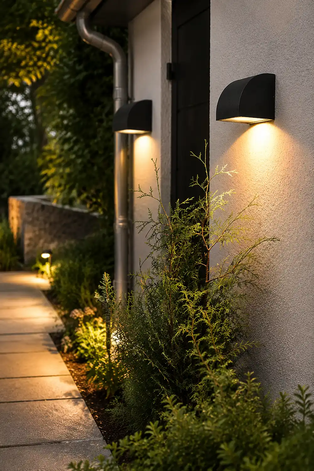 Waterproof Geometric Shaped Nordic Outdoor Wall Lights Wall Sconce Lighting - Lumpaz