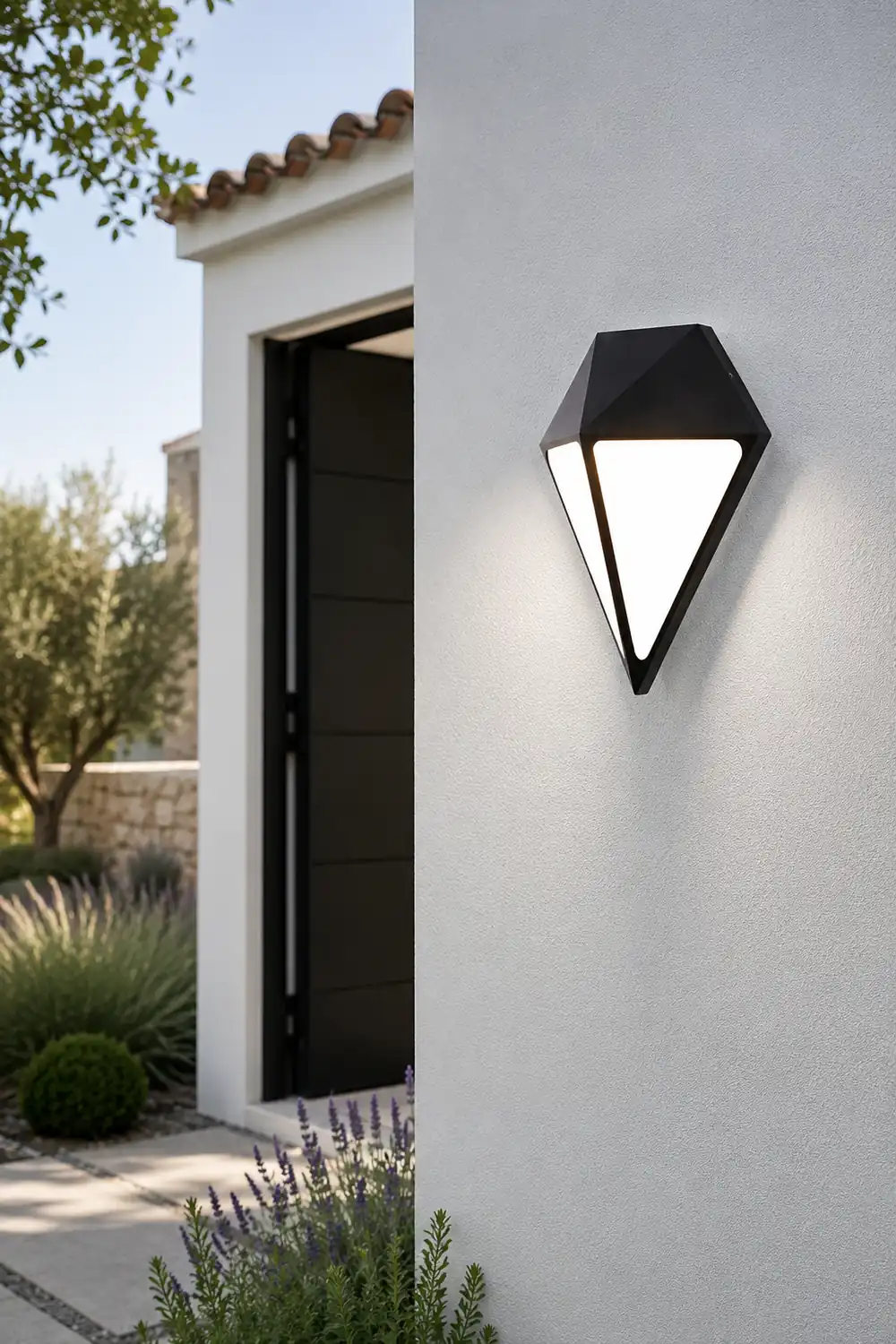 Creative Geometric LED Waterproof Modern Outdoor Wall Lamp Wall Lights Fixture - Lumpaz