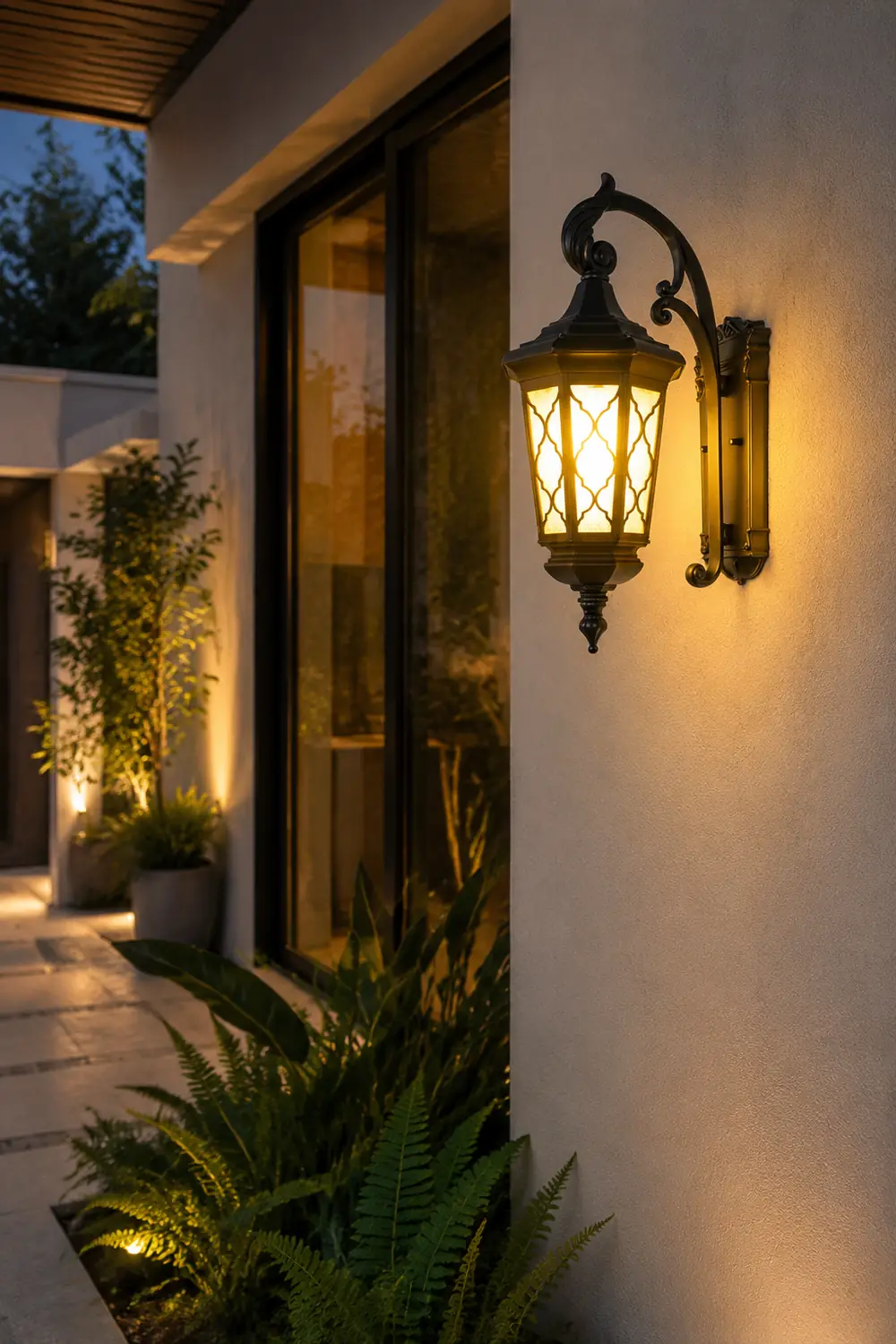 Outdoor Retro Waterproof Wall Lamp Decorative Lighting for Villa Courtyard Balcony - Lumpaz