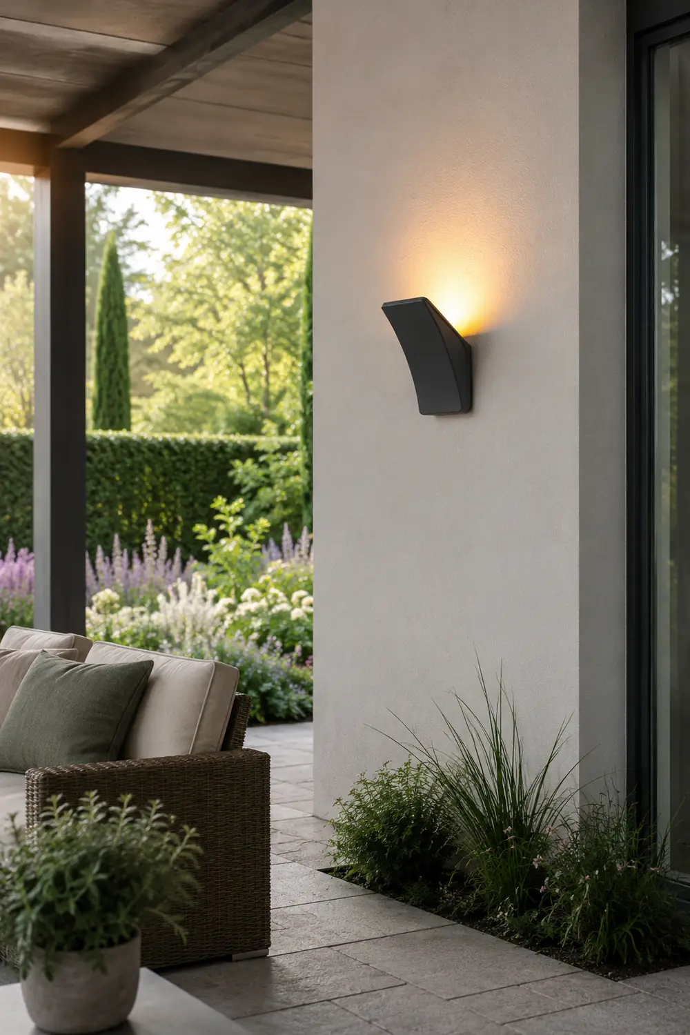 Unique LED 12W Black Modern Wall Sconces Wall Lamp Outdoor Wall Lights - Lumpaz