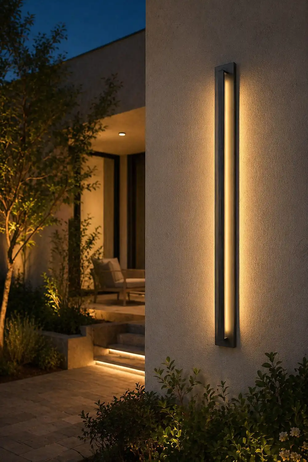 Retro Industrial Style Waterproof LED Wall Light for Outdoor Villa Courtyard - Lumpaz