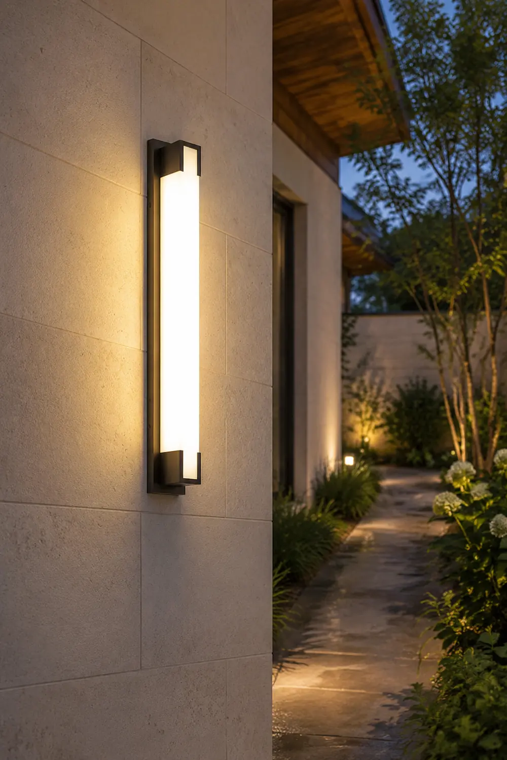 Retro Rectangular Waterproof LED Black Decorative Outdoor Wall Lights - Lumpaz