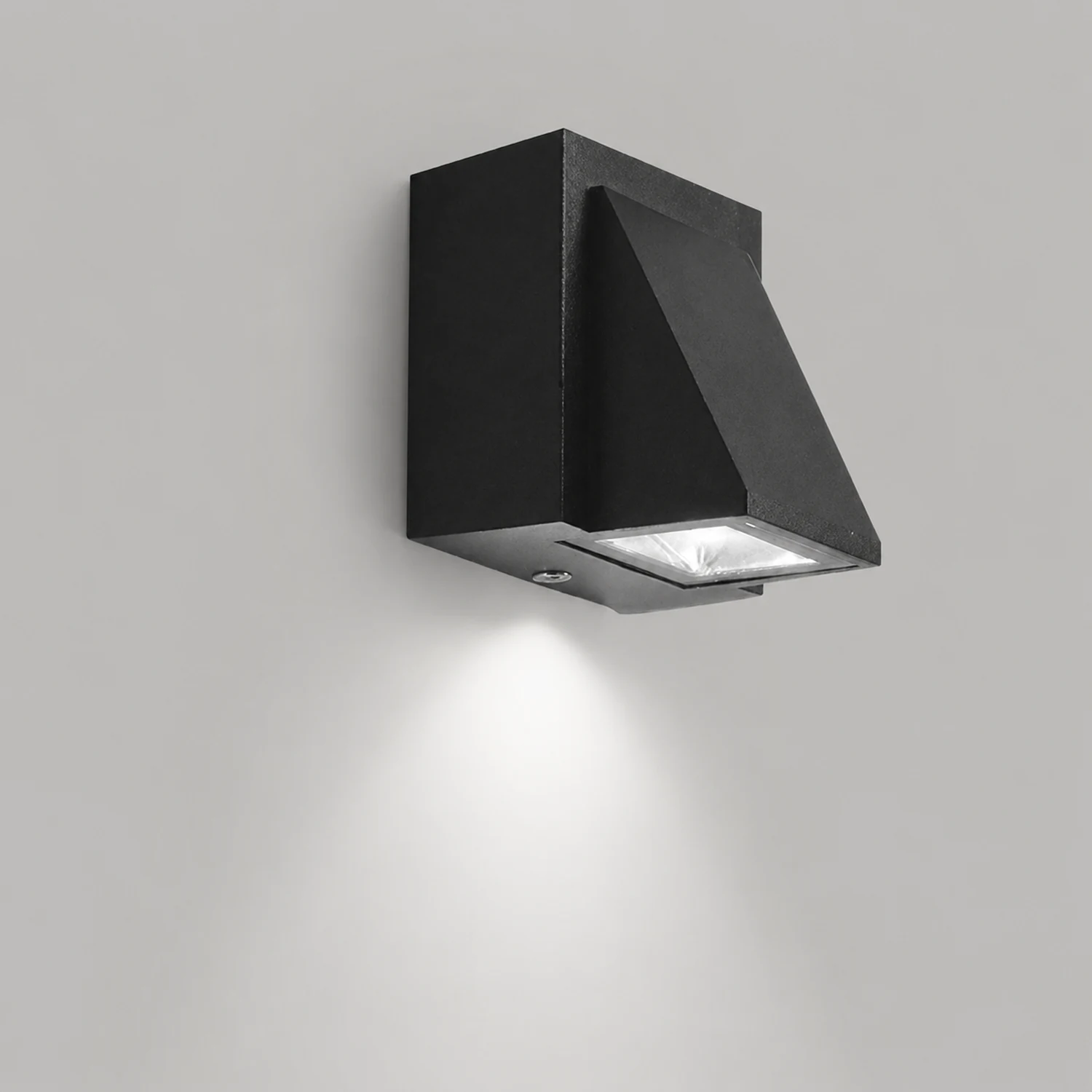 Waterproof LED Up And Down Lighting Black Modern Outdoor Wall Lights - Lumpaz