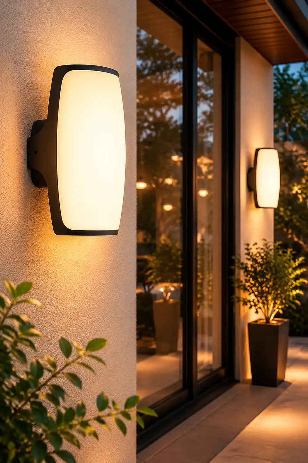 Unique Double-layer Lampshade Waterproof Outdoor LED Wall Lamp for Villa Courtyard Balcony - Lumpaz