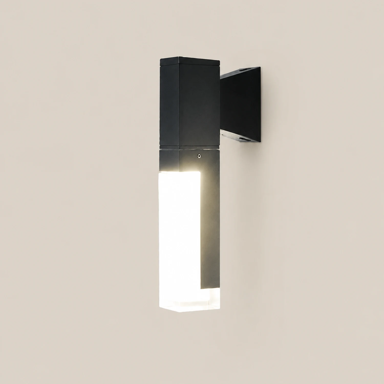 Square Up and Down Lighting LED Waterproof Modern Outdoor Wall Lights - Lumpaz