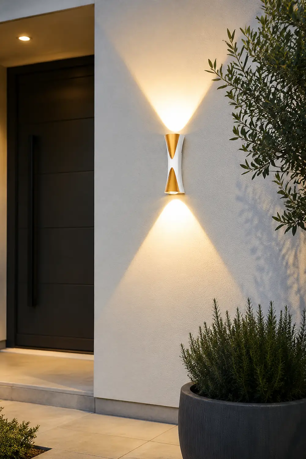 Creative Up and Down Lights LED Waterproof Modern Outdoor Wall Lamp - Lumpaz
